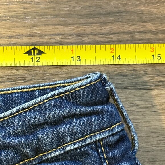 Universal Thread High Rise Flare Jeans Womens 8 Dark Blue Denim - Picture 4 of 6